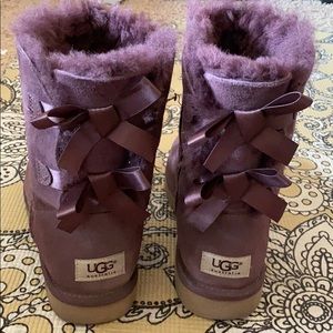 Plum Bailey Bow Boot